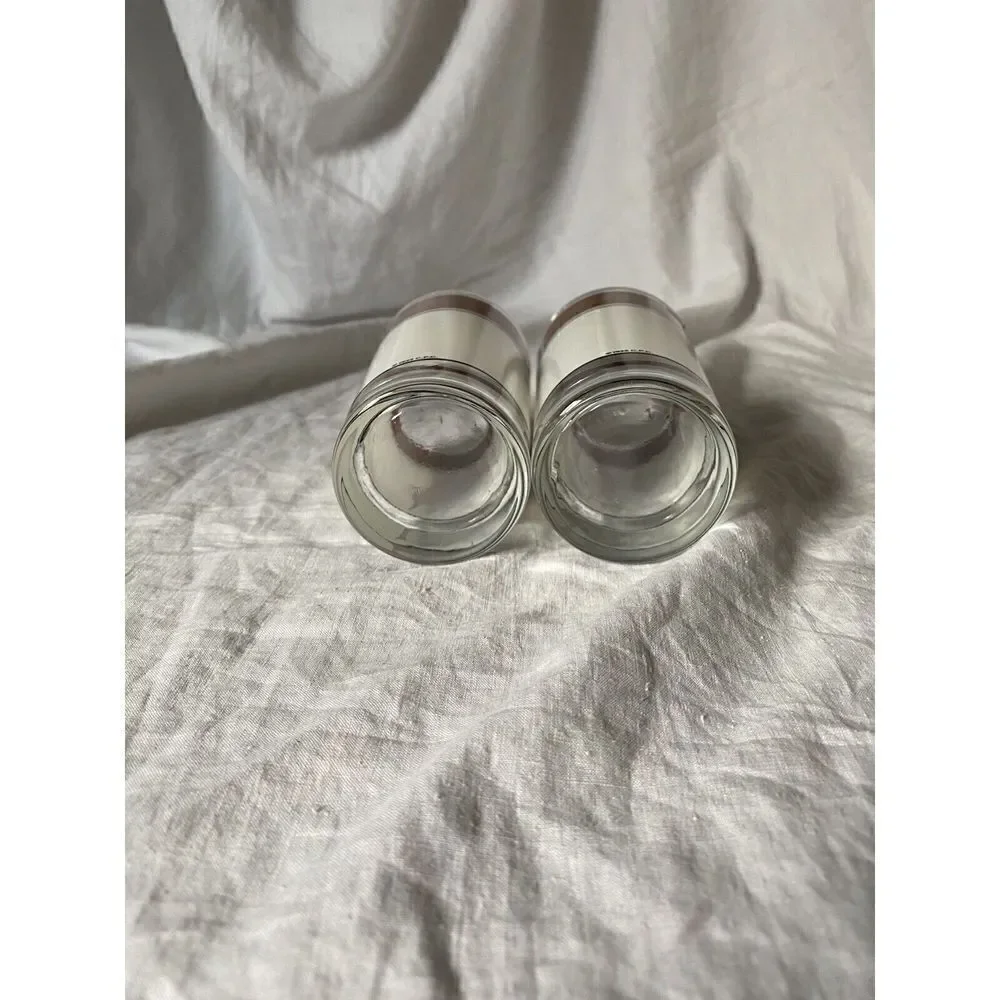 NORMAN ROCKWELL “Breakfast Table/Behind The News” Set Of 2 Drinking Glasses